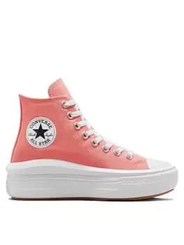 Converse Chuck Taylor All Star Move Platform Seasonal Colour Hi-Tops - Pink, Size 3, Women