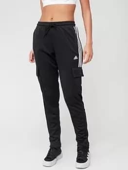 adidas Sportswear Joggers - Black/White, Size S, Women
