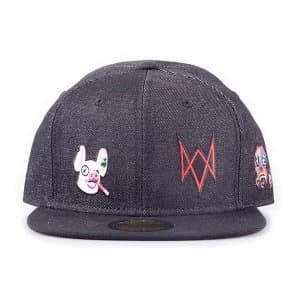 WATCH DOGS Legion Patches Denim Snapback Baseball Cap