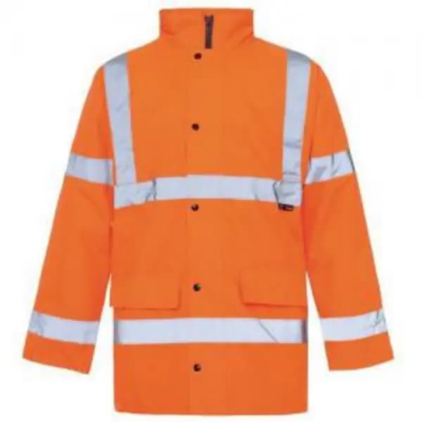 ESE Direct Hi-Vis Fluorescent Orange Parka Jacket - Size 2x Extra Large 404688 Hi Vis Clothing