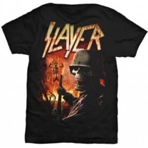 Slayer Torch Mens Black T Shirt: Small