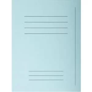 Exacompta Square Cut Folders 435006E A4 Light blue Recycled Board 24 x 32cm Pack of 250