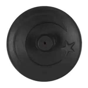 Black Crescent Moon Terracotta Incense Plate