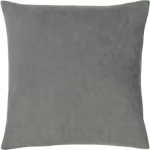 Kobe Velvet Cushion Grey - Grey - Furn.