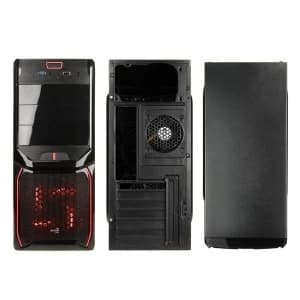 Aerocool V3X Advance Devil Red Edition Midi-Tower - Black/Red