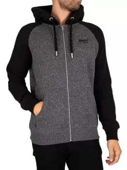 Vintage Logo Baseball Zip Hoodie