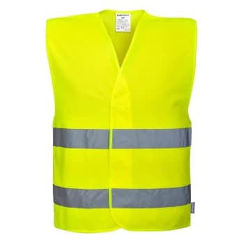 Portwest VISITOR Class 2 Hi Vis Waistcoat Yellow L / XL