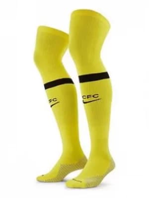 Nike Chelsea 21/22 Away Socks, Yellow Size M Men