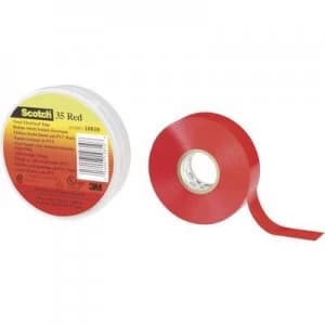 3M SCOTCHTM 35 80-6112-1156-8 Electrical tape Scotch 35 Red (L x W) 20 m x 19mm