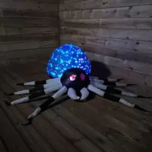 Samuel Alexander - 6ft 1.8m Inflatable Spooky Halloween Spider with Disco Lights