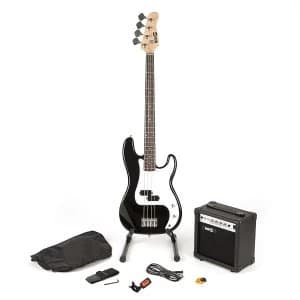 RockJam Bass Guitar Superkit - Black