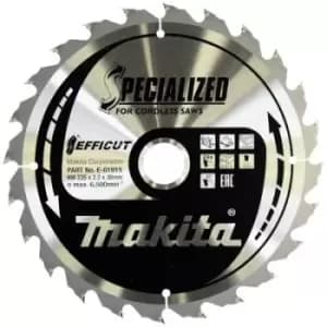 Makita SPECIALIZED Efficut Wood Cutting Saw Blade 235mm 24T 30mm