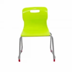 TC Office Titan Skid Base Chair Size 4, Lime