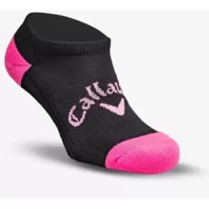 Callaway 2022 SOCKS Womens OPTI-DRI LOW 2 BL/PK OSFM