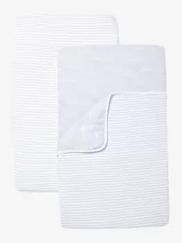 Shnuggle Crib Bedding Set Grey Clouds