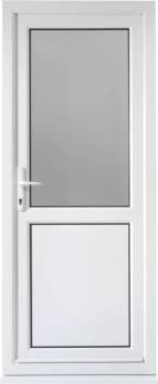 Wickes Tamar Pre hung Upvc Door 2085 x 840mm Right Hung