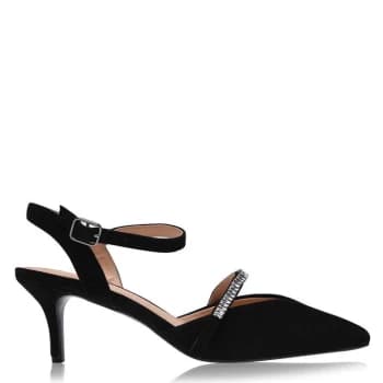 Linea D Kitten Heels - Black