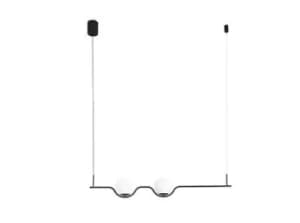 Le Vita LED Pendant Black 2x 6W 2700K