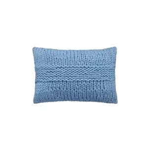 Katie Piper Be Still Chunky Cushion 60cm x 40cm, Blue