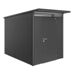 Biohort AvantGarde Metal Shed A3 Standard door 5' 9'' x 9' 8'' - Dark Grey