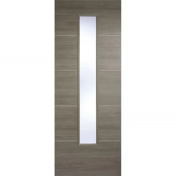 Santandor Internal Glazed Light Grey Laminate 1 Lite Door - 686 x 1981mm