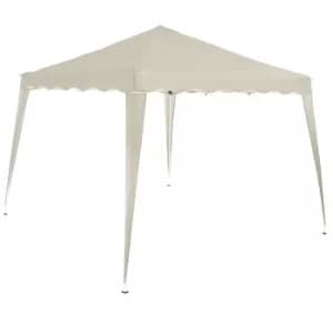 Pop Up Gazebo Capri Cream 3x3m