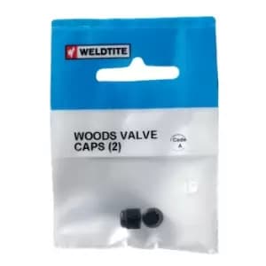 Weldtite Bike Bits Woods Valve Caps x2