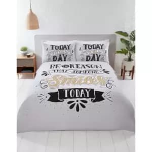 Todays The Day Duvet Set - King