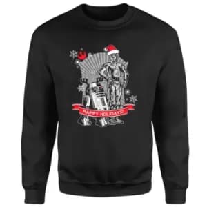Star Wars Holiday Friends Christmas Jumper - Black - 5XL