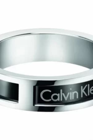 Mens Calvin Klein Stainless Steel Size R/S Hollow Ring Size S KJ7RBR200109