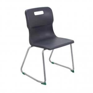 TC Office Titan Skid Base Chair Size 5, Charcoal
