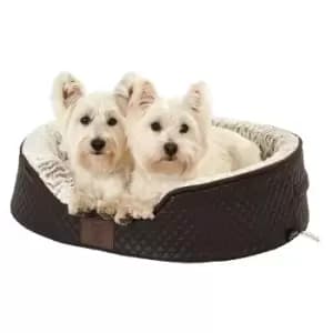 Bunty Manhattan Large Brown Pet Bed