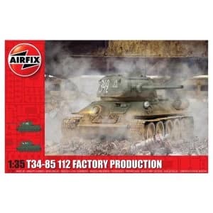 T34-85 112 Factory Production 1:35 Tank Air Fix Model Kit