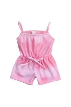 Sophia's 18" Doll Pink Tie Dye Romper Playsuit, Doll Clothing