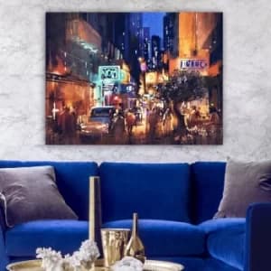 248741200_70100 Multicolor Decorative Canvas Painting