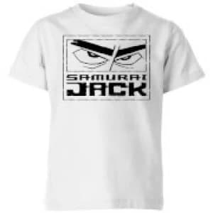 Samurai Jack Stylised Logo Kids T-Shirt - White - 11-12 Years