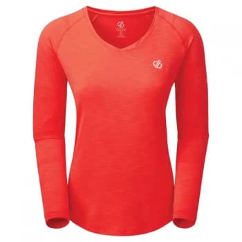 Dare 2b Discern Long Sleeve T-Shirt - Fiery Coral