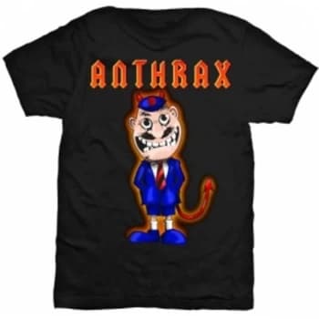 Anthrax TNT Cover Mens Black T-Shirt: Medium