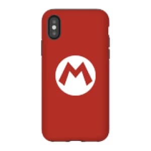 Nintendo Super Mario Mario Logo Phone Case - iPhone X - Tough Case - Gloss