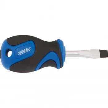 Draper Soft Grip Plain Slot Screwdriver 38mm x 6mm