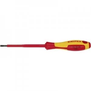 Knipex VDE VDE Slotted screwdriver Blade width: 4mm Blade length: 100 mm DIN EN 60900