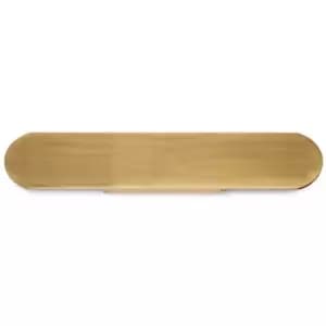 Ideal Lux Echo Wide Flush Integrated LED Wall Lamp Brass 60cm 3000K