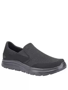 Skechers Workwear Flex Advantage Trainers - Black, Size 9, Men