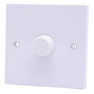 Power Pro 2 way Single White Dimmer switch