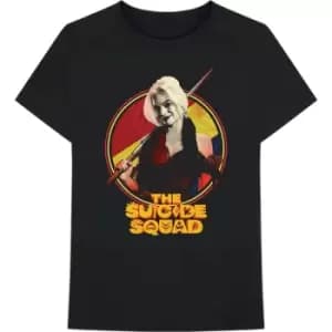 The Suicide Squad - Harley Framed Unisex XX-Large T-Shirt - Black