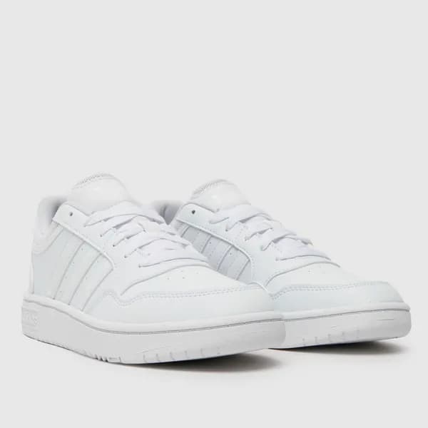 adidas white hoops 3.0 Youth trainers White UK 3 (EU 35½)