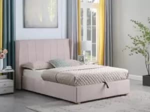 Seconique Amelia 5' Plus Bed - Pink Velvet Fabric