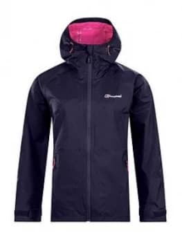 Berghaus Deluge Pro Shell Jacket - Blue, Size 12, Women