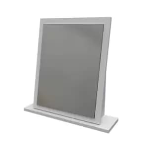 Sherwood Grey Rectangular Framed Mirror (H)50.5Cm