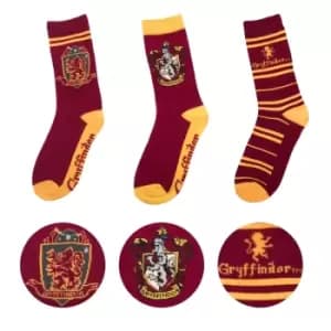 Harry Potter Socks 3 Pack Gryffindor